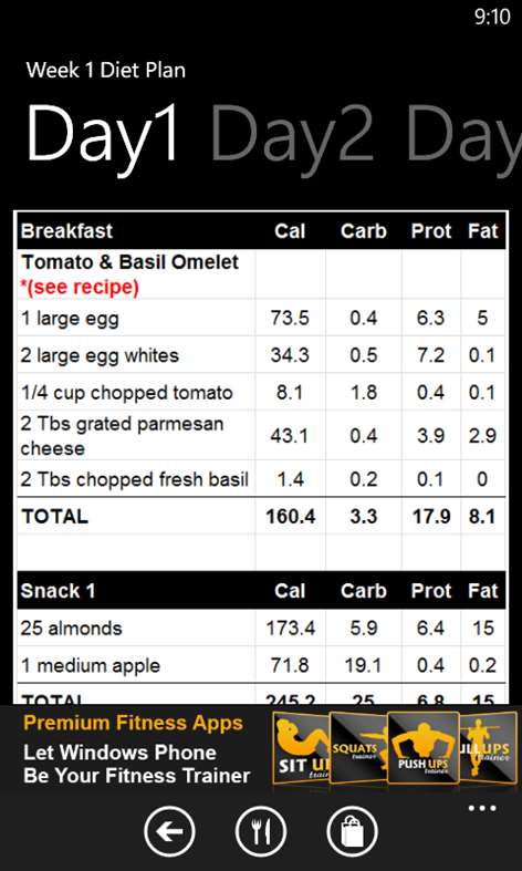 Fat to Fit Diet Plan PRO Screenshots 2