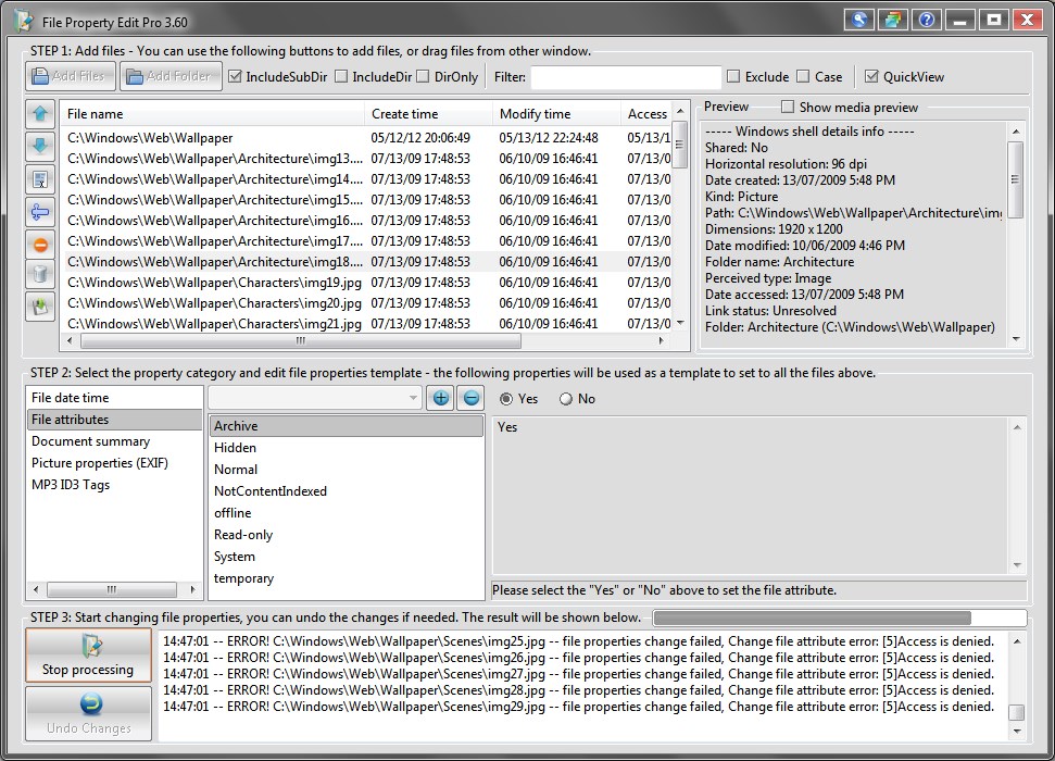 Файл properties. Windows file properties.