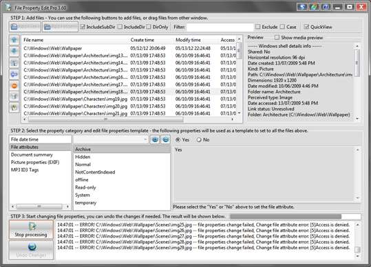 File Property Edit screenshot 4