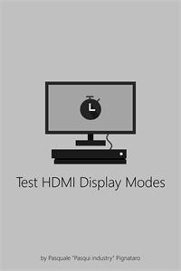 Test HDMI display modes
