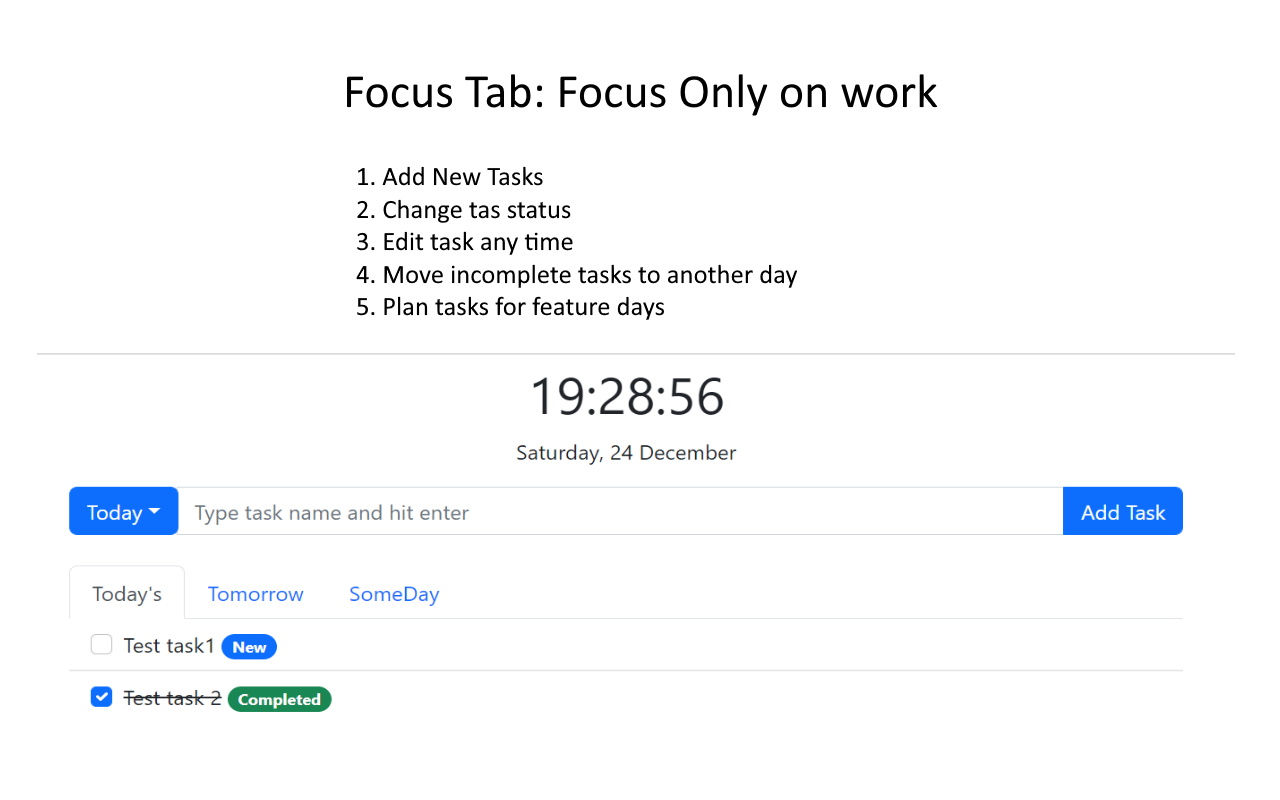 Focus Tab