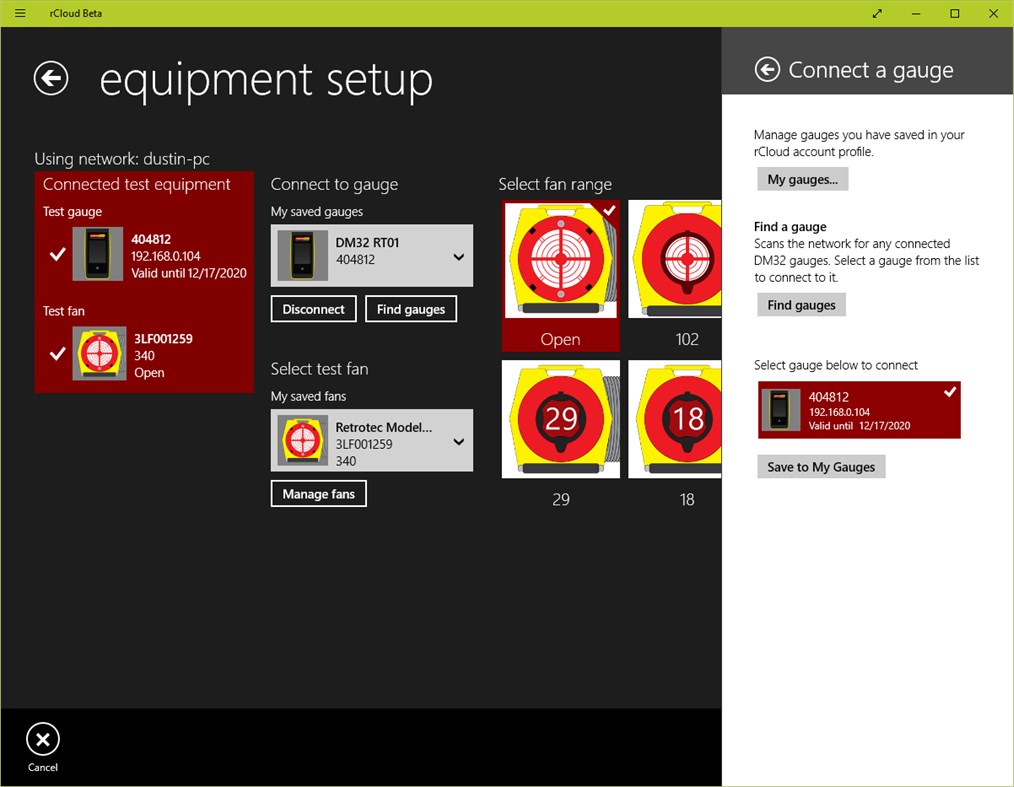 #3. Retrotec rCloud (Windows) 由: Retrotec