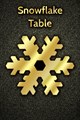 Snowflake Table - Black Spades