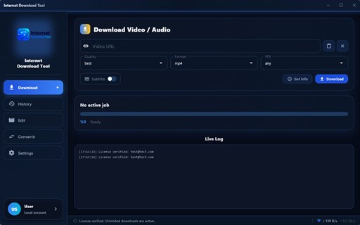 Internet Download Tool screenshot 2
