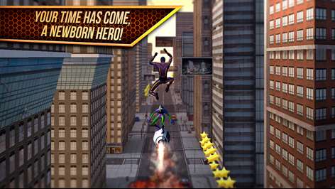 Spider Flight 3D - Superhero City Screenshots 2