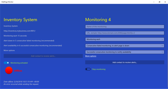 WebPage Monitor screenshot 7