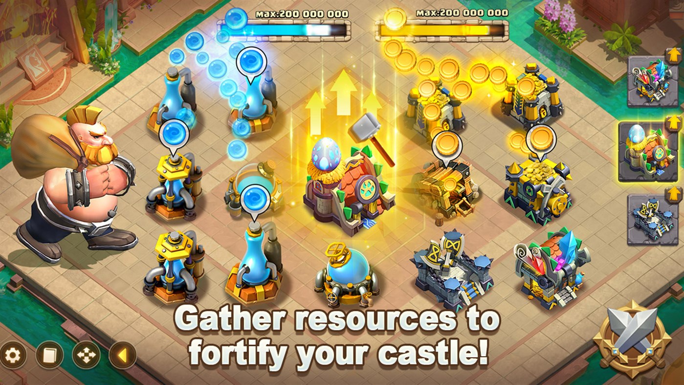#2. Castle Clash: World Ruler (Windows) By: IGG.COM