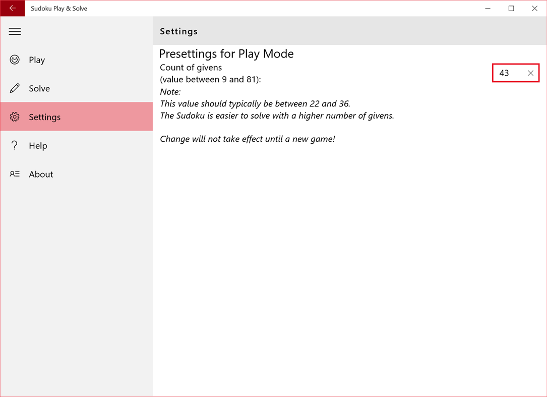 #4. Sudoku Play & Solve (Windows) By: Berger-Kubik