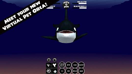 Virtual Pet Orca - The Killer Whale screenshot 1