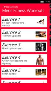 Mens Fitness Workouts screenshot 4