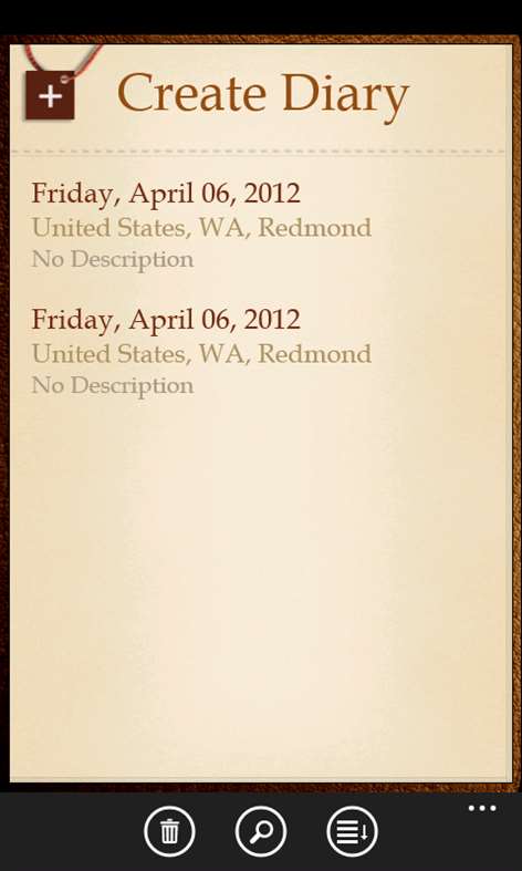 Pocket Diary Screenshots 2