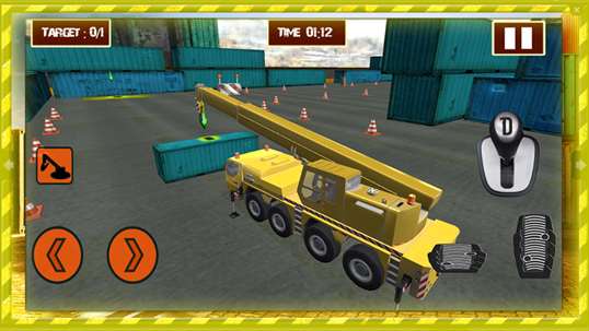 Heavy Excavator Real Crane 3D screenshot 1