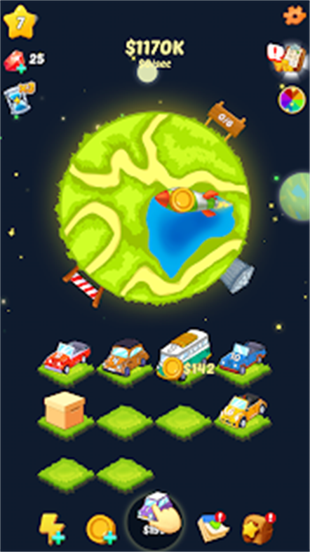 #1. Car Merger : World Idle Tycoon (Windows) بواسطة: Piano Music Games