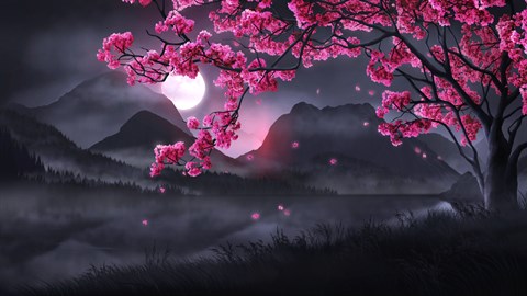 AAA Dynamic Scenes - Night of the Sakura Dynamic Scene