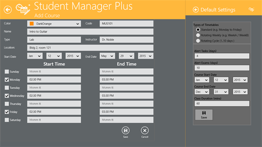 Student Manager Plus screenshot 3