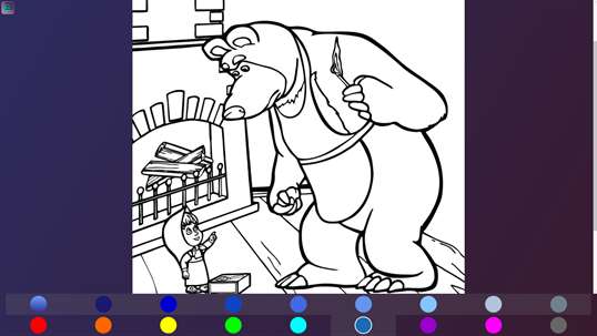 Masha and the Bear Art Games screenshot 4