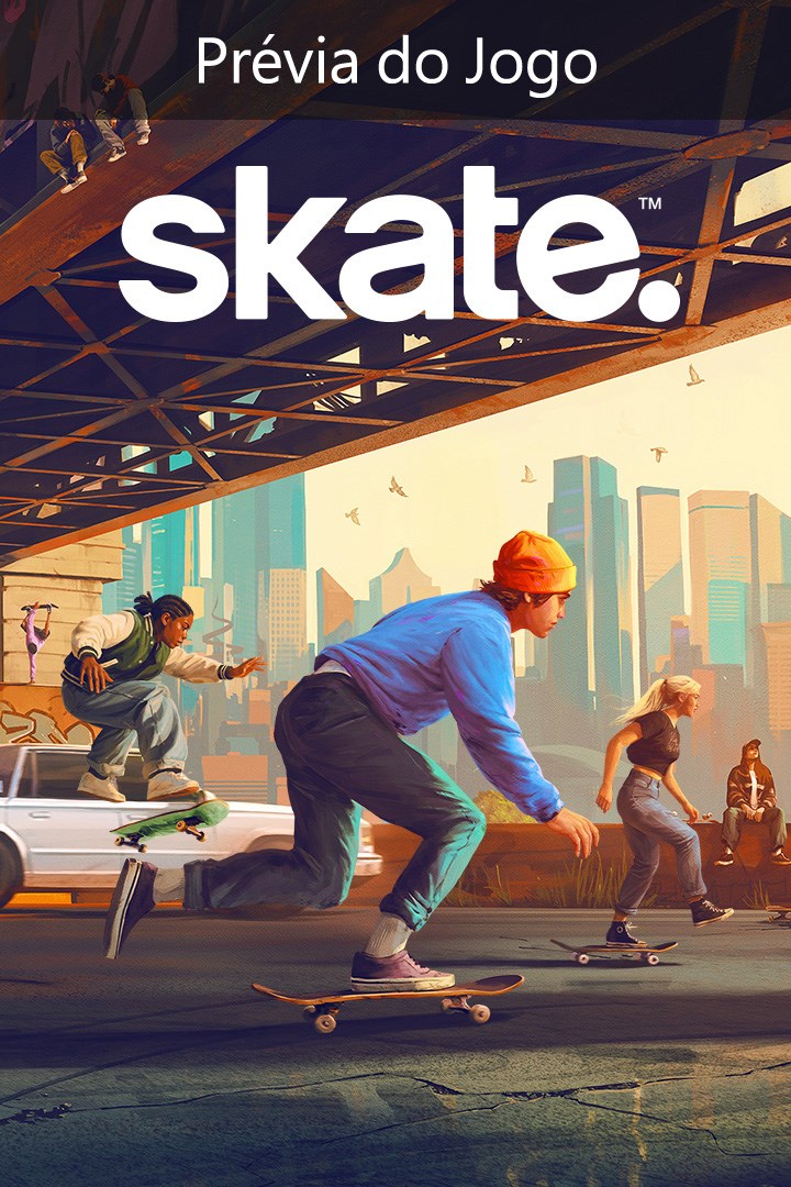 Imagem da caixa de skate.™ (Prévia do Jogo)