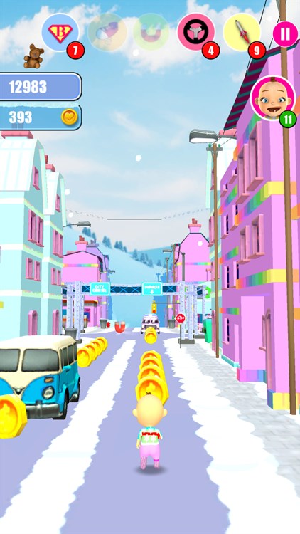 Baby Snow Run - Running Game - PC - (Windows)