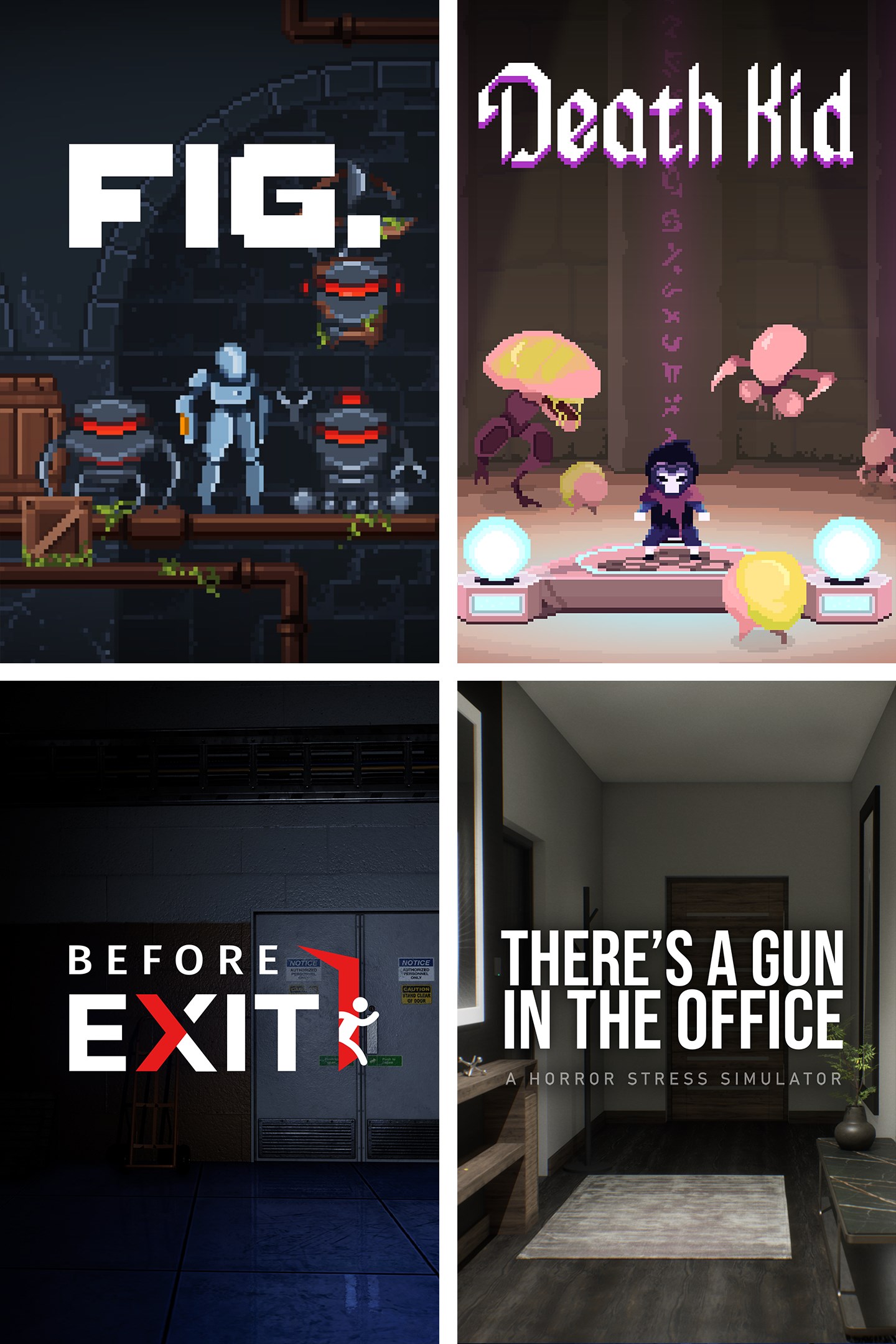 Death Kid + Before Exit : Supermarket + fig. + There's a Gun in the Office bundle