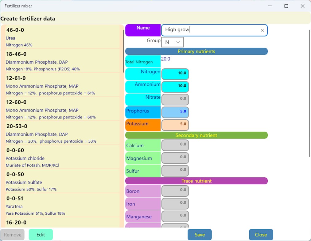 #5. Fertilizer mixer (Windows) بواسطة: Wutthilert Rungchai
