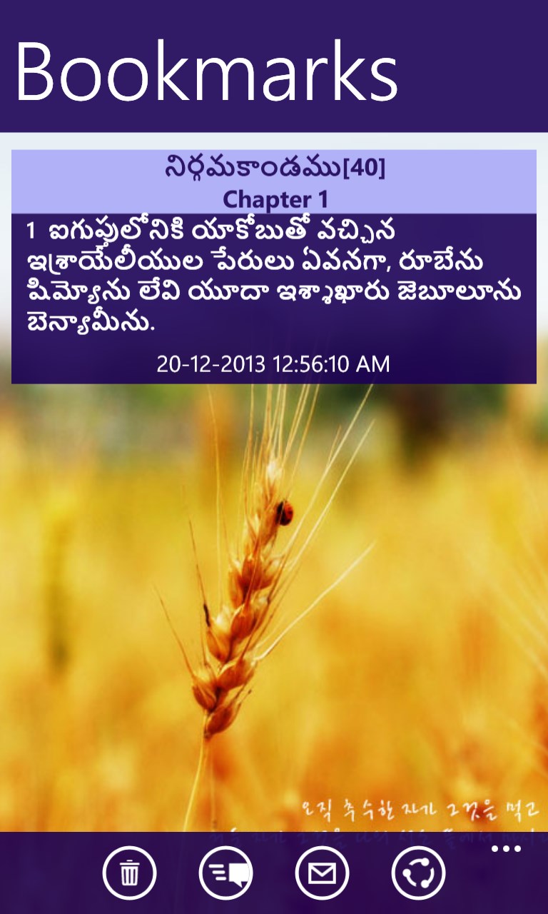 Telugu Bible for Windows 10 Mobile