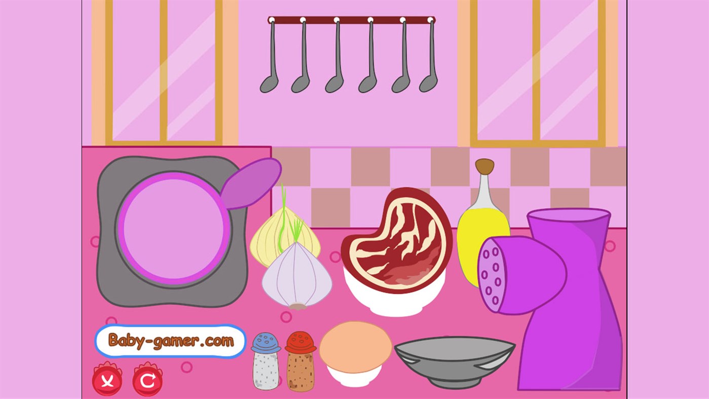#1. Cutlet cooking food game (Windows) By: Vera Polyachenko