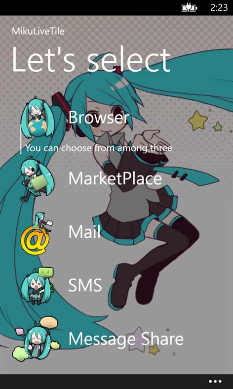 MikuLiveTile Screenshots 1