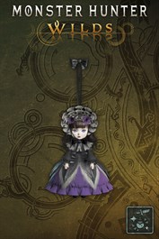 追加チャーム「ラバラドレスの人形・紫」