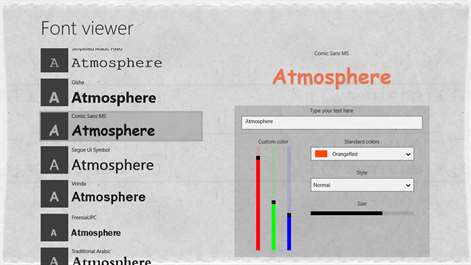 Font Viewer Screenshots 1