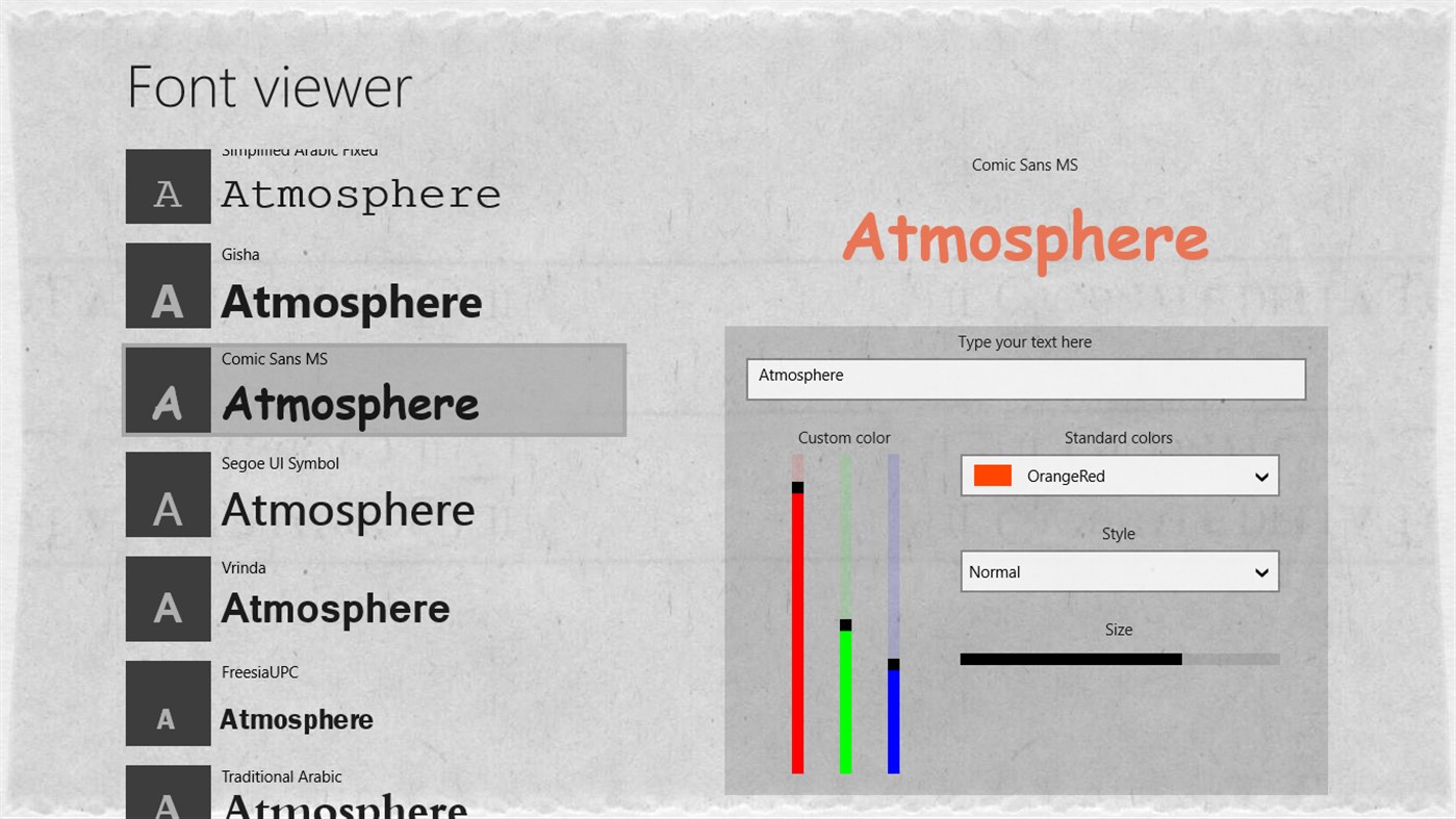 #1. Font Viewer (Windows) di: marco.bodoira