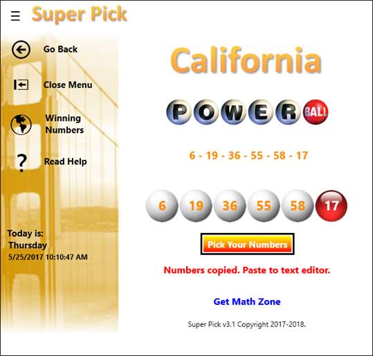 Super Pick California screenshot 3