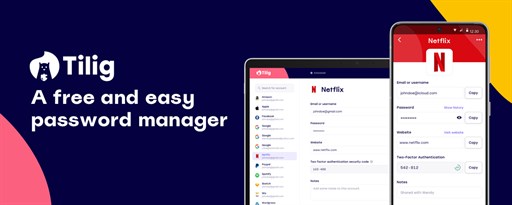 Tilig Password Manager marquee promo image