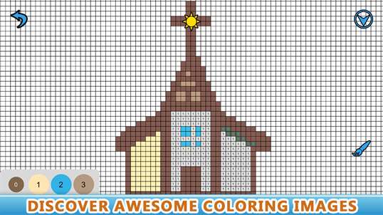 Pixel Art - Sandbox Number Coloring Book - Color by Number screenshot 4