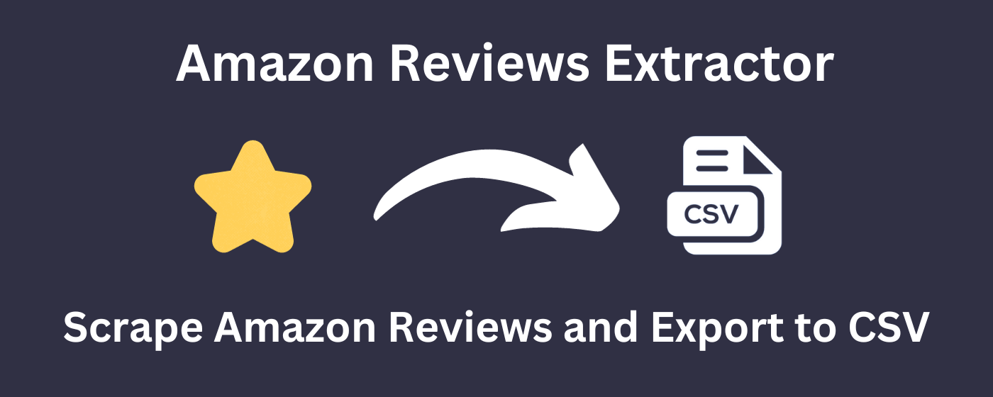 Review Fetcher for Amazon marquee promo image