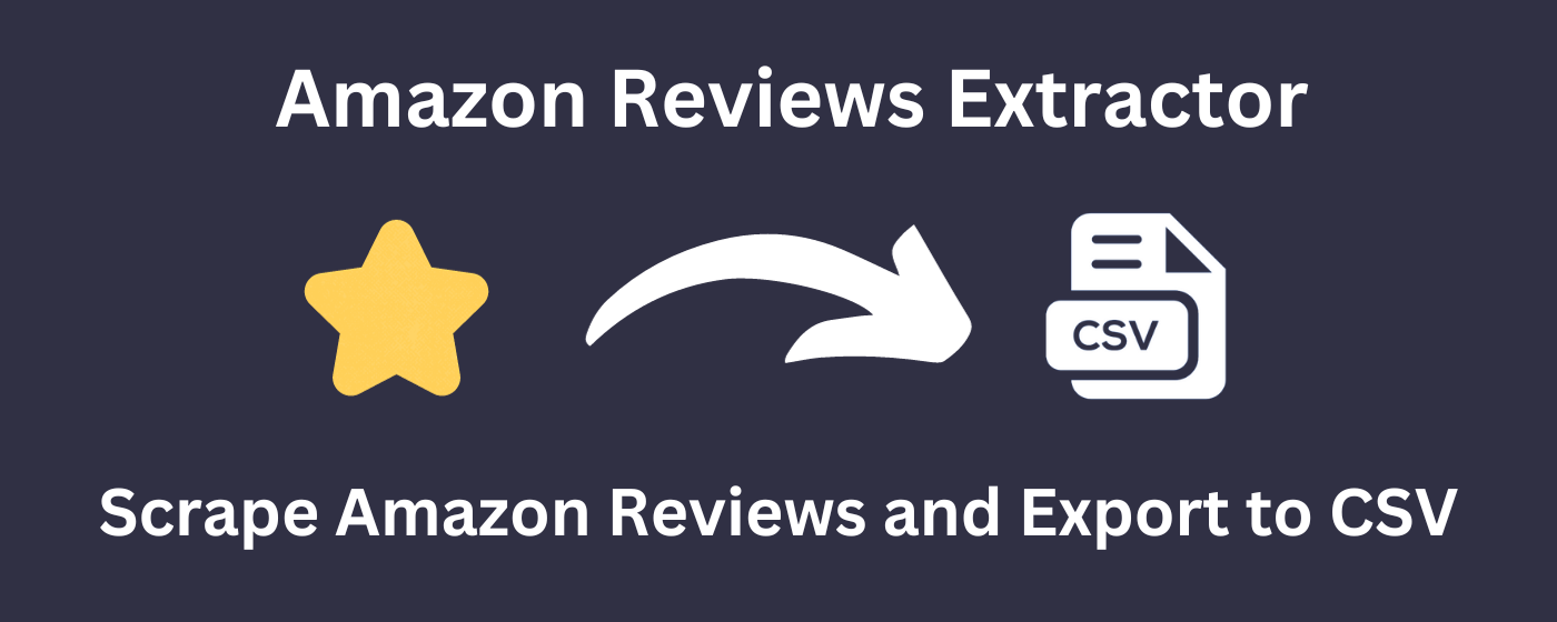 Amazon Reviews Extractor