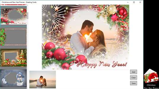 Christmas and New Year Frames - Greeting Cards screenshot 3
