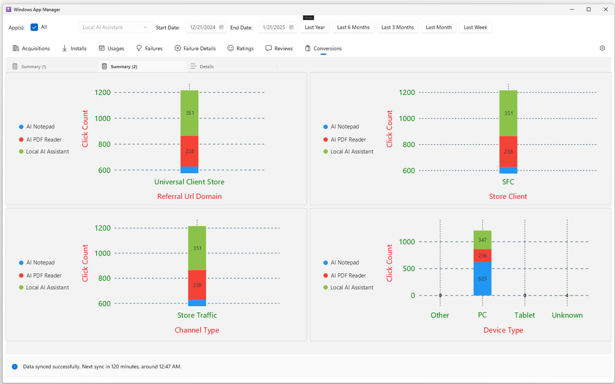 #5. Windows App Manager (Windows) By: Software Tailor (HK) Limited