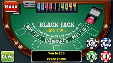Blackjack Fever Screenshots 1