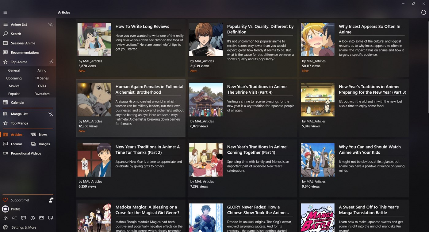 #7. MALClient (Windows) 由: Drutol