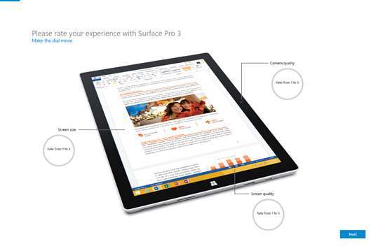 Surface Pro 3 Evaluation Survey - Europe screenshot 5