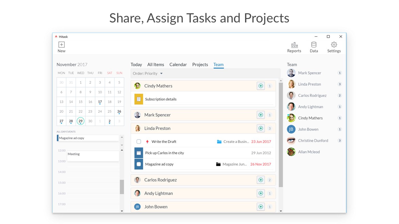 #2. Hitask: Team Task Management (Windows) Με: Human Computer