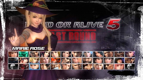 DEAD OR ALIVE 5 Last Round - Halloween Marie Rose 2014