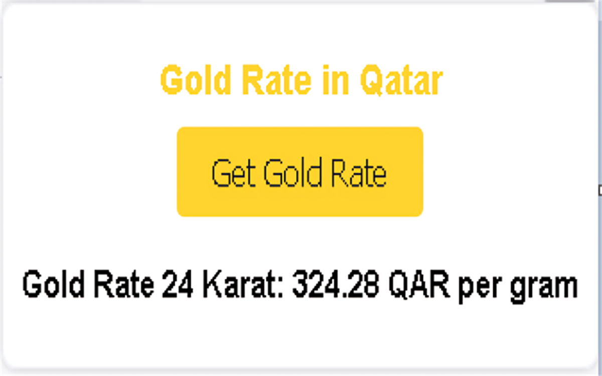 Gold Rate in Qatar