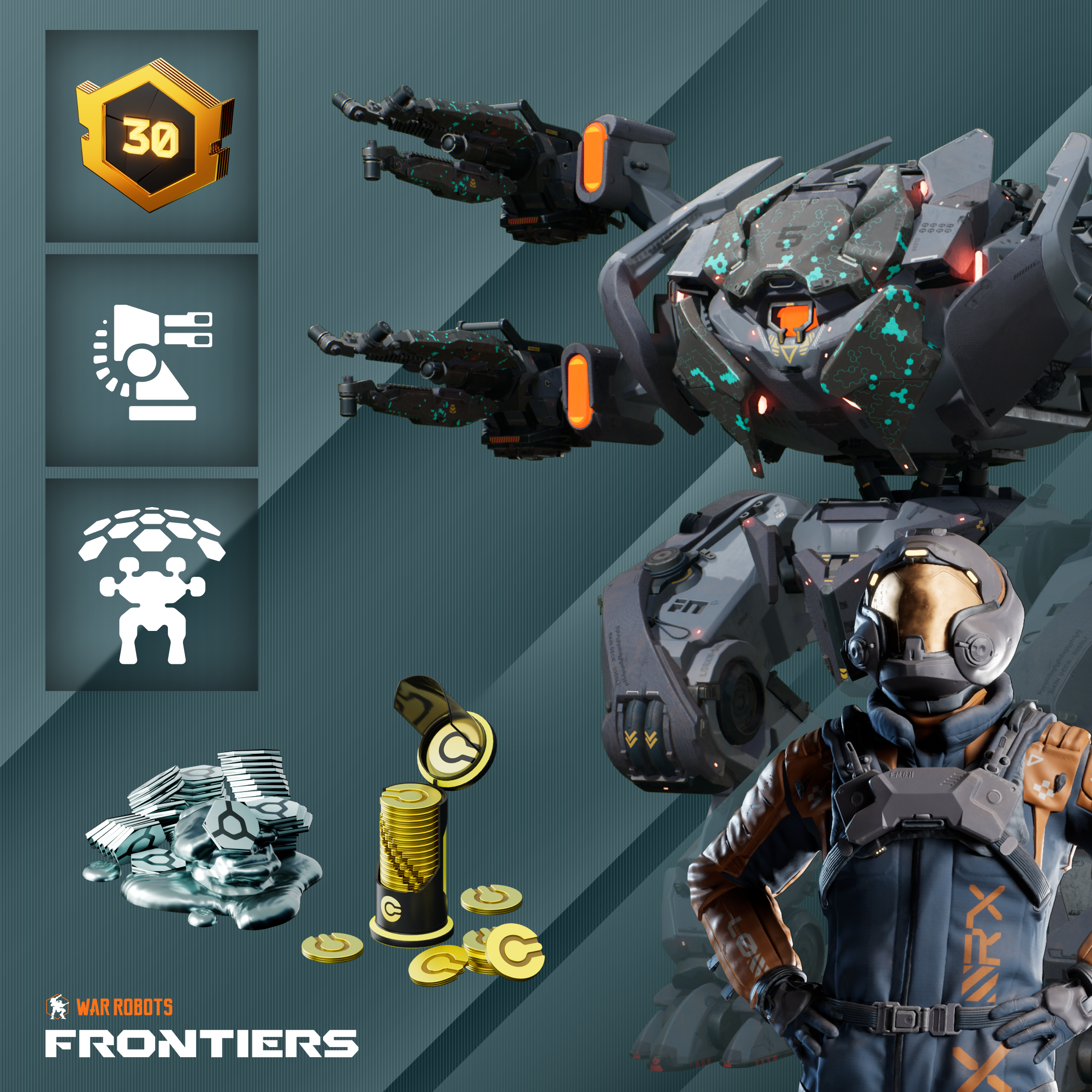 War Robots: Frontiers — набор «Штормовой левиафан»