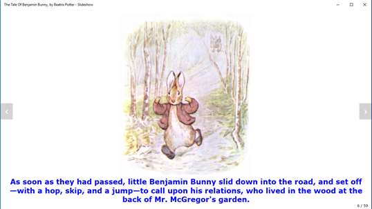 The Tale Of Benjamin Bunny, by Beatrix Potter - Slideshow screenshot 6