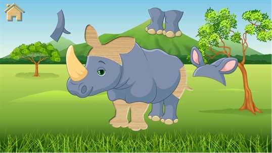 Kids Puzzles game for toddlers. Animal jigsaw for children 2-4 screenshot 8