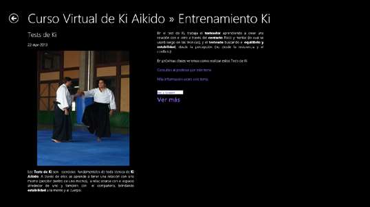 Curso Virtual de Ki Aikido screenshot 2