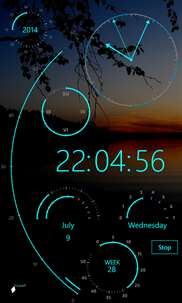 Modern Clock XVIII screenshot 1