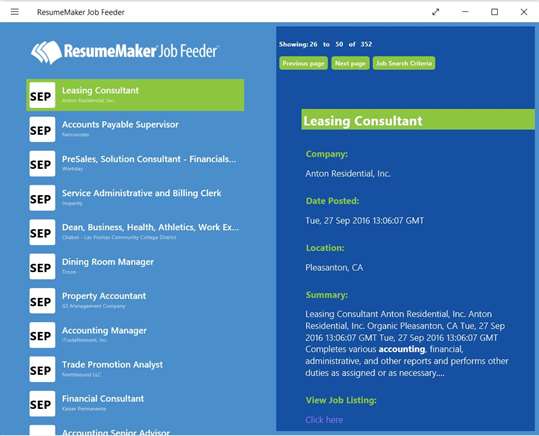 ResumeMaker Job Feeder screenshot 4