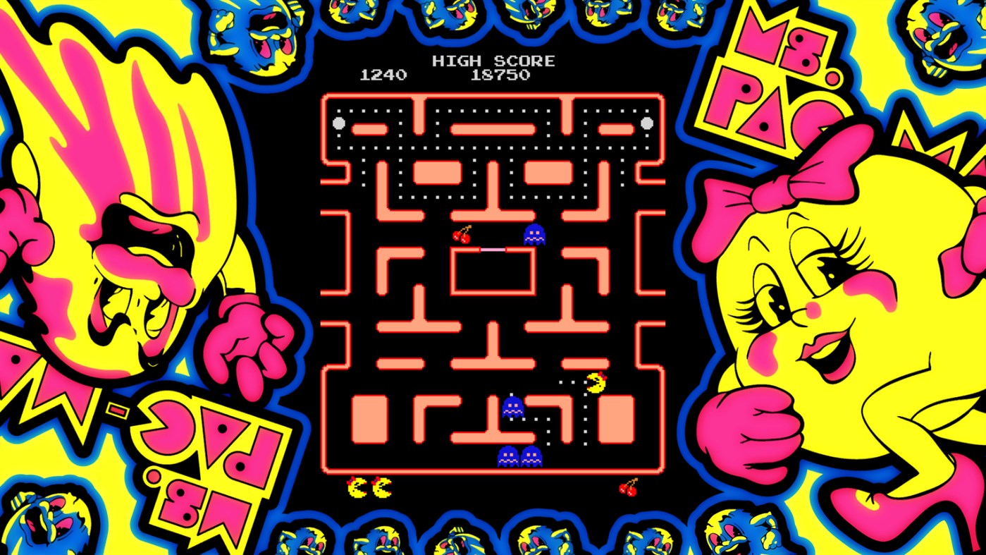 #7. ARCADE GAME SERIES: Ms. PAC-MAN (Xbox) De: BANDAI NAMCO Entertainment